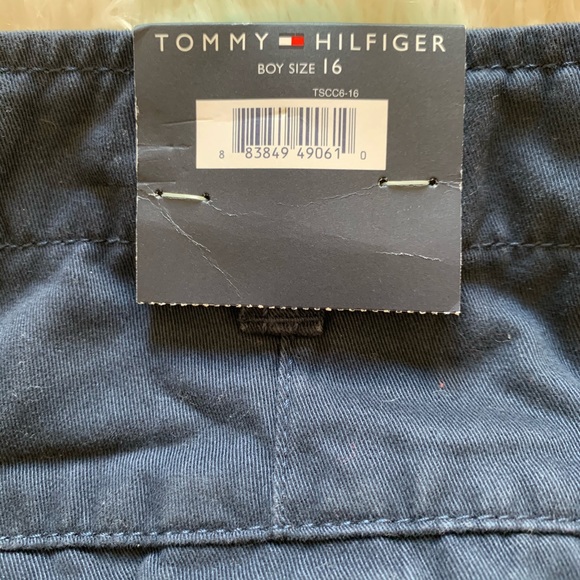 New Tommy Hilfiger Shorts Bermuda Color Navy Kid’s Size 16 #back to school - Picture 8 of 11